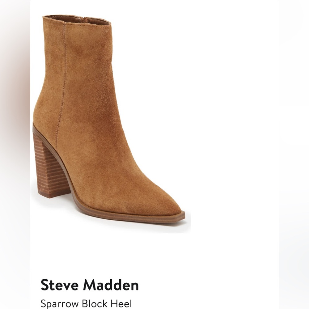 Brand new Steve Madden sparrow booties